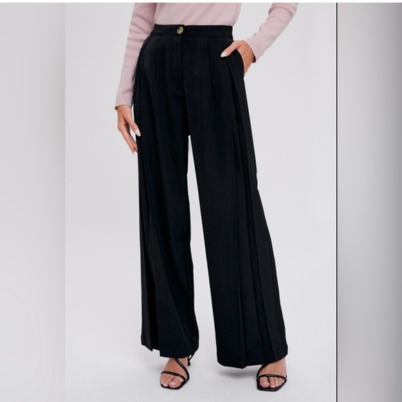 Bluivy trouser wide leg pant - Picture 1 of 4